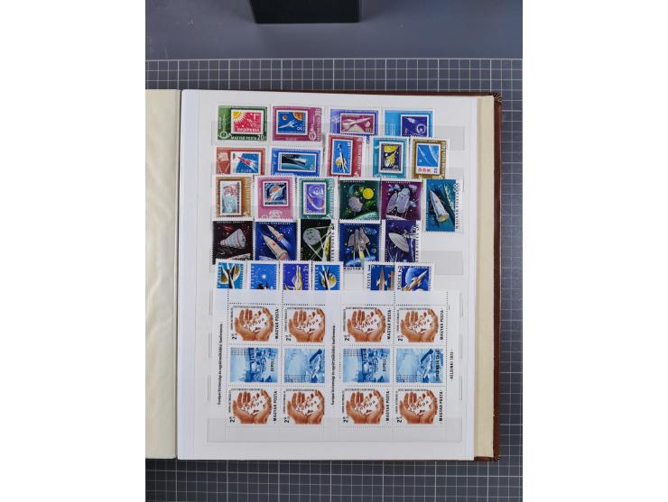 1960/76, mint never hinged/unused and used collection, two albums of imperforated issues, with most miniature and souvenir sh