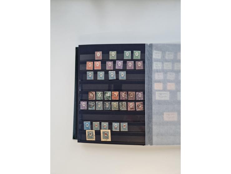 1849/1997 (ca.), mint never hinged/unused and used collection, beginning with German States, including some German Empire wit