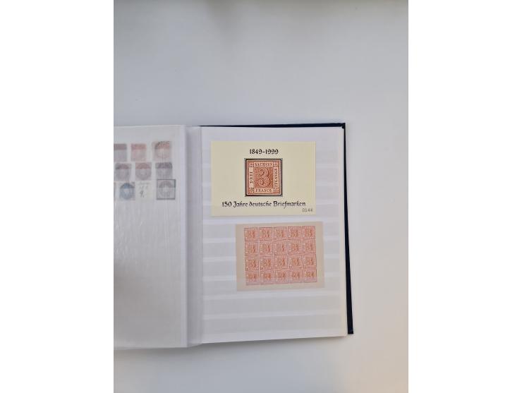 1849/1997 (ca.), mint never hinged/unused and used collection, beginning with German States, including some German Empire wit