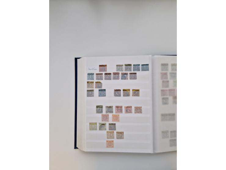 1849/1997 (ca.), mint never hinged/unused and used collection, beginning with German States, including some German Empire wit