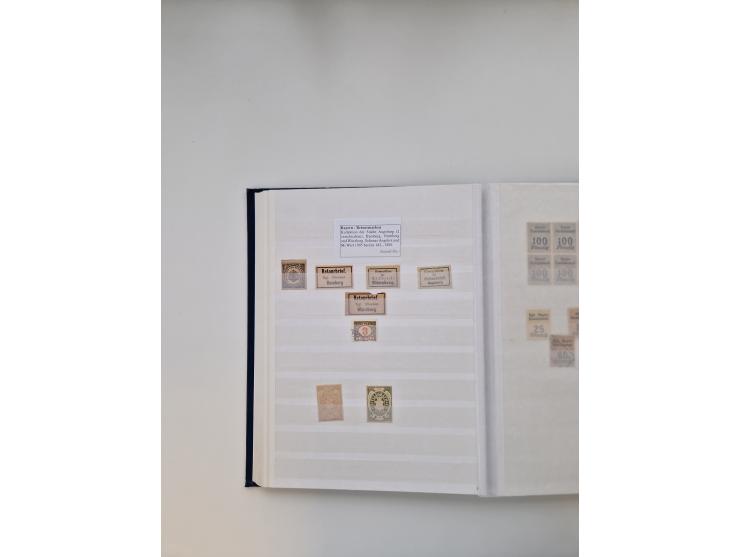 1849/1997 (ca.), mint never hinged/unused and used collection, beginning with German States, including some German Empire wit