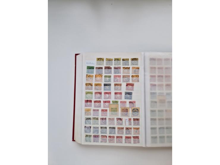 1849/1997 (ca.), mint never hinged/unused and used collection, beginning with German States, including some German Empire wit