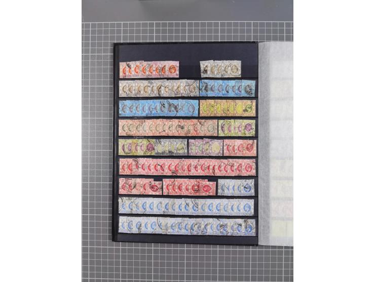 1863/1974 (ca.), mint never hinged/unused and used accumulation with many duplicates, showing a fine group of the early unove