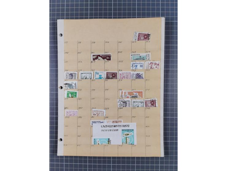 1884/1960, collection in folder mint and used, starting Mi.I-III blocks of four, imperf and overprinted issues, mainly fine.