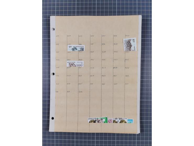 1884/1960, collection in folder mint and used, starting Mi.I-III blocks of four, imperf and overprinted issues, mainly fine.