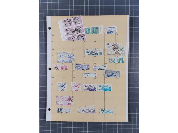 1884/1960, collection in folder mint and used, starting Mi.I-III blocks of four, imperf and overprinted issues, mainly fine.