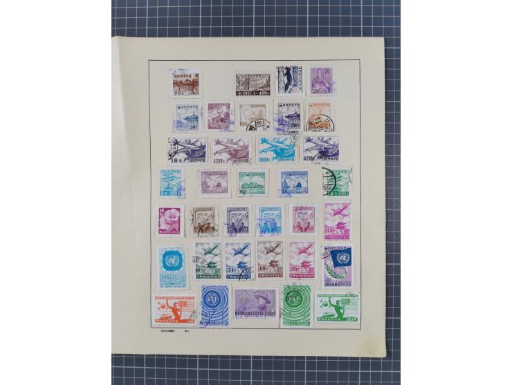 1884/1960, collection in folder mint and used, starting Mi.I-III blocks of four, imperf and overprinted issues, mainly fine.