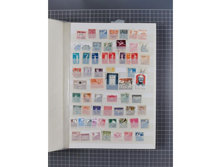 1900/80, group of mostly used and unused in three albums and some small cards, mostly fine