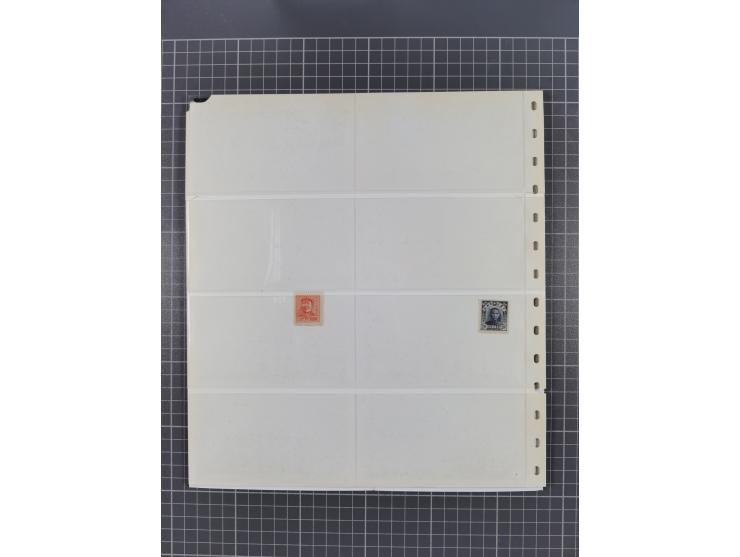 1900/80, group of mostly used and unused in three albums and some small cards, mostly fine