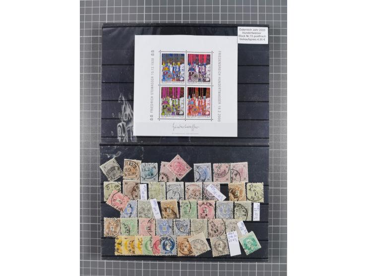 1880/1980, unused/mint never hinged dealer stock on cards, including a lot of material with better issues from Denmark, Italy