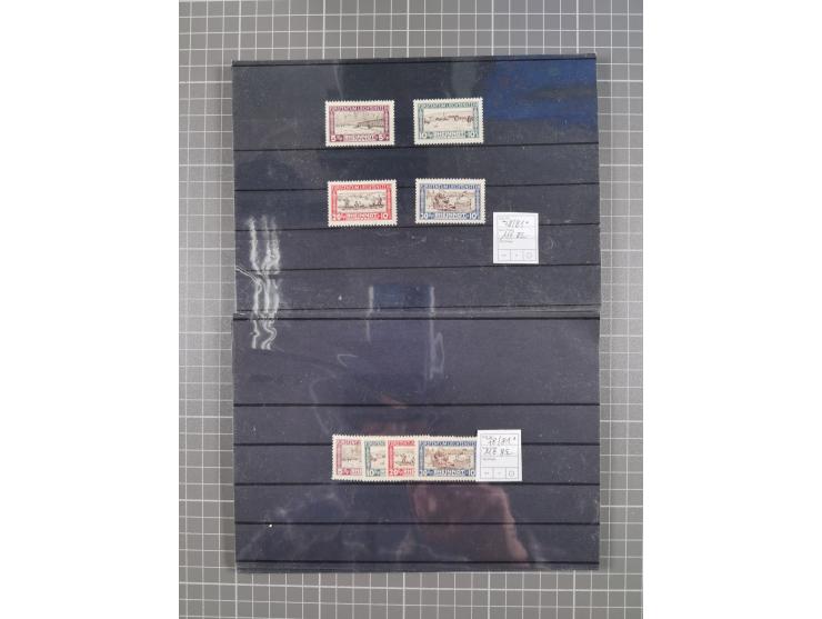 1880/1980, unused/mint never hinged dealer stock on cards, including a lot of material with better issues from Denmark, Italy