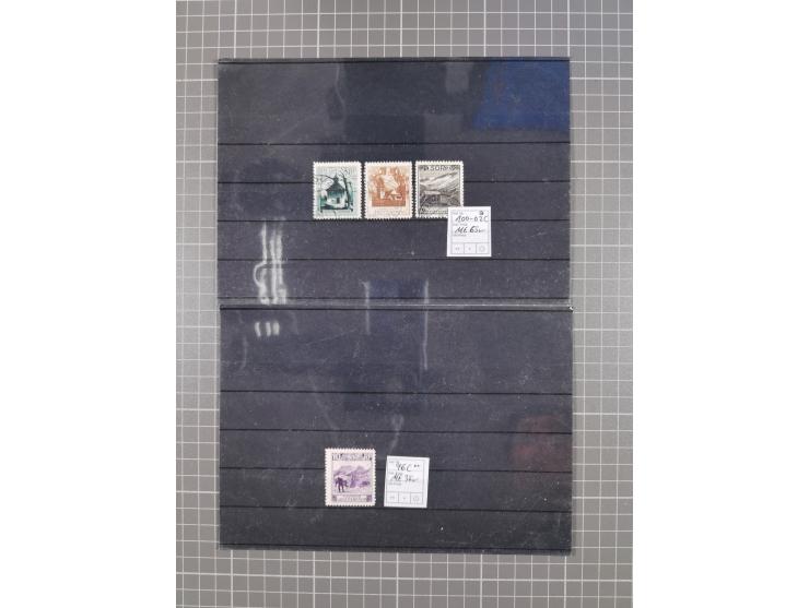 1880/1980, unused/mint never hinged dealer stock on cards, including a lot of material with better issues from Denmark, Italy