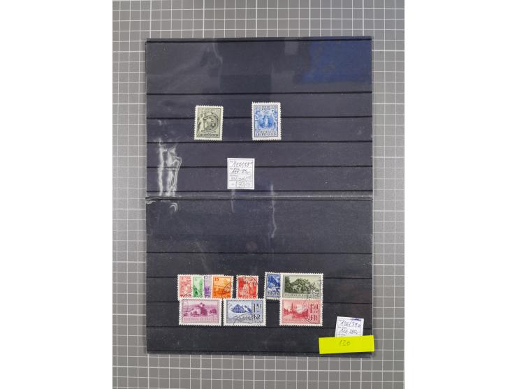 1880/1980, unused/mint never hinged dealer stock on cards, including a lot of material with better issues from Denmark, Italy