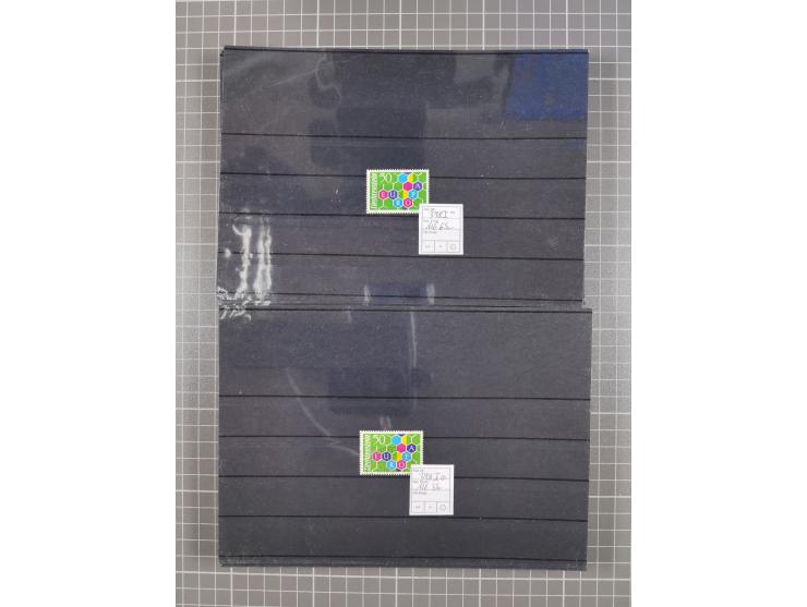 1880/1980, unused/mint never hinged dealer stock on cards, including a lot of material with better issues from Denmark, Italy