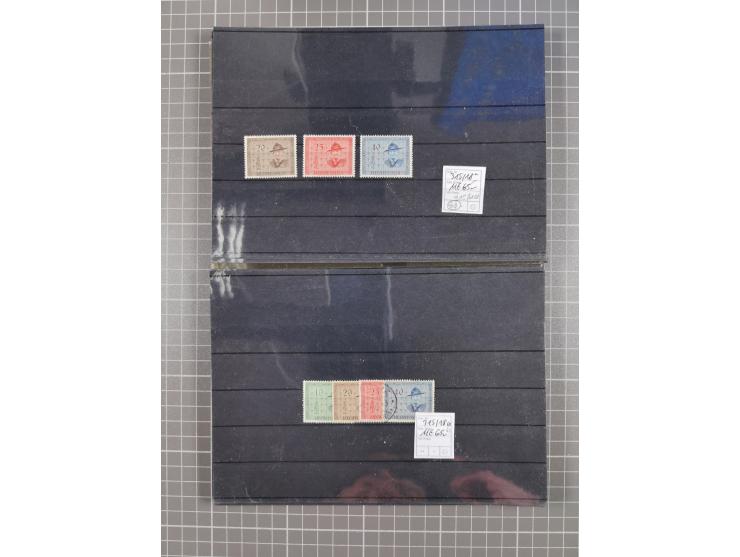 1880/1980, unused/mint never hinged dealer stock on cards, including a lot of material with better issues from Denmark, Italy