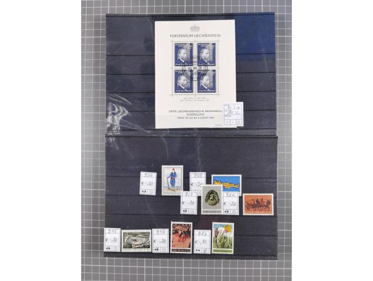 1880/1980, unused/mint never hinged dealer stock on cards, including a lot of material with better issues from Denmark, Italy