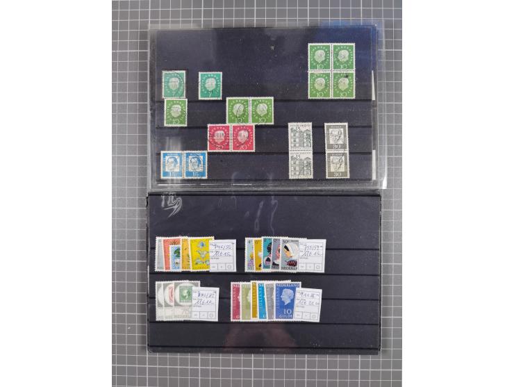 1880/1980, unused/mint never hinged dealer stock on cards, including a lot of material with better issues from Denmark, Italy