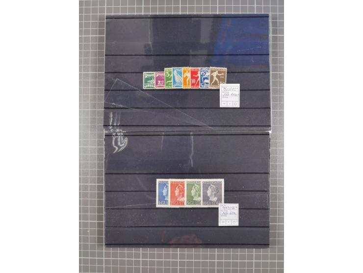 1880/1980, unused/mint never hinged dealer stock on cards, including a lot of material with better issues from Denmark, Italy