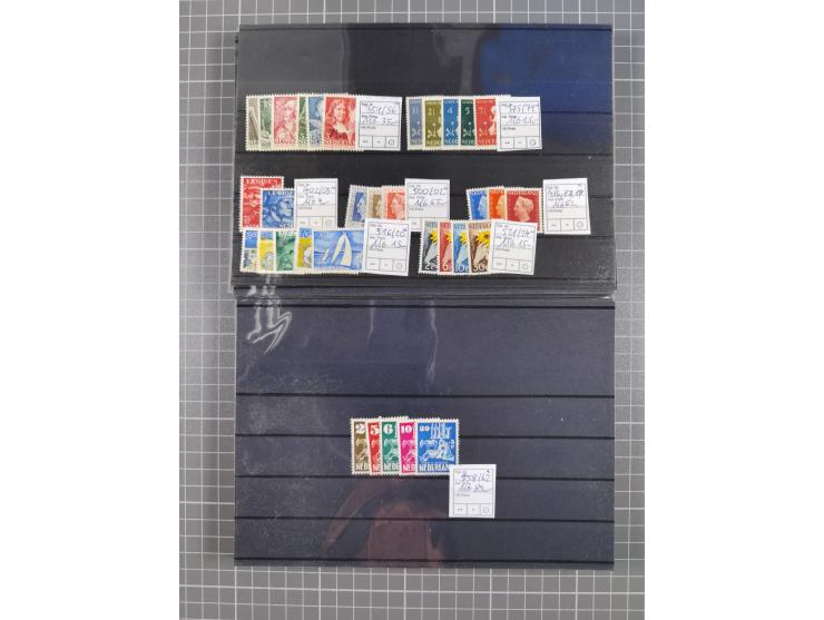 1880/1980, unused/mint never hinged dealer stock on cards, including a lot of material with better issues from Denmark, Italy