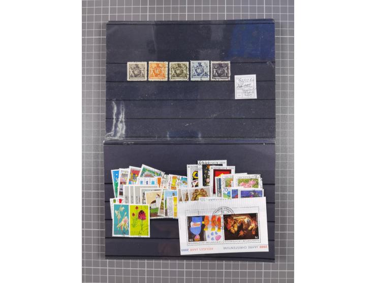 1880/1980, unused/mint never hinged dealer stock on cards, including a lot of material with better issues from Denmark, Italy