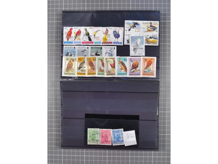 1880/1980, unused/mint never hinged dealer stock on cards, including a lot of material with better issues from Denmark, Italy