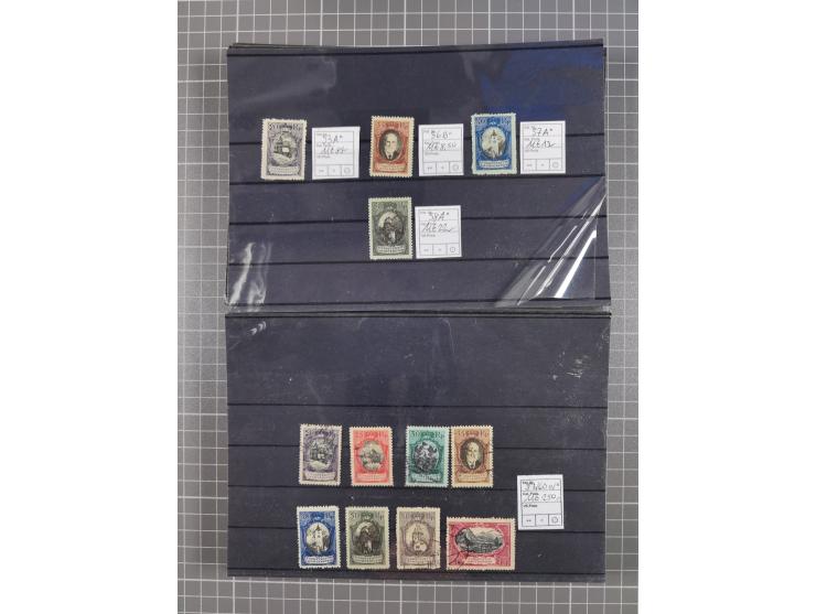 1880/1980, unused/mint never hinged dealer stock on cards, including a lot of material with better issues from Denmark, Italy