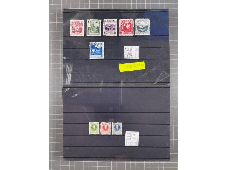 1880/1980, unused/mint never hinged dealer stock on cards, including a lot of material with better issues from Denmark, Italy