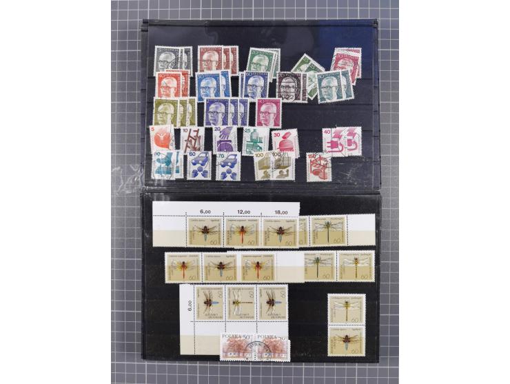 1880/1980, unused/mint never hinged dealer stock on cards, including a lot of material with better issues from Denmark, Italy