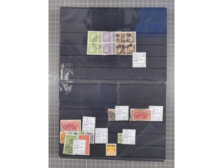 1880/1980, unused/mint never hinged dealer stock on cards, including a lot of material with better issues from Denmark, Italy