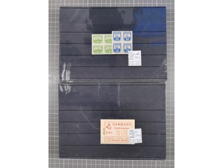 1880/1980, unused/mint never hinged dealer stock on cards, including a lot of material with better issues from Denmark, Italy