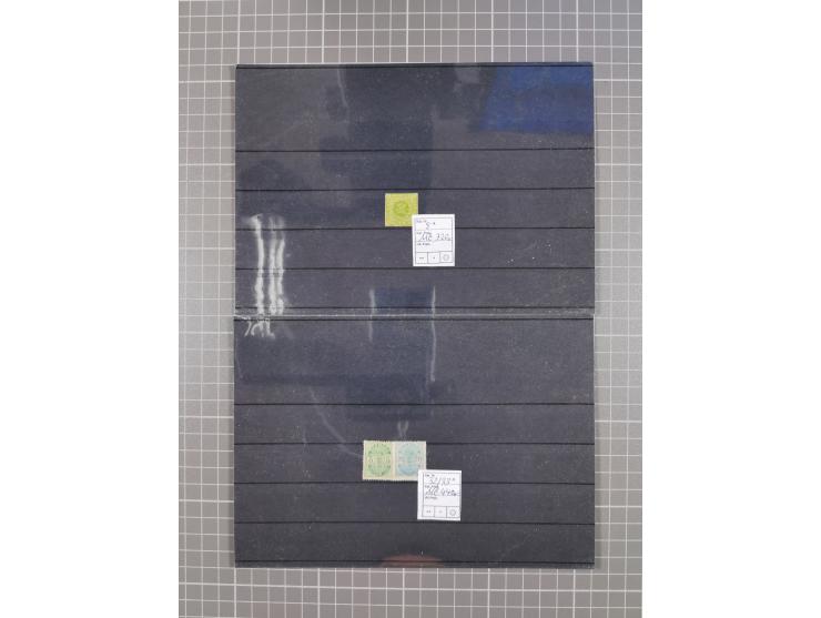 1880/1980, unused/mint never hinged dealer stock on cards, including a lot of material with better issues from Denmark, Italy