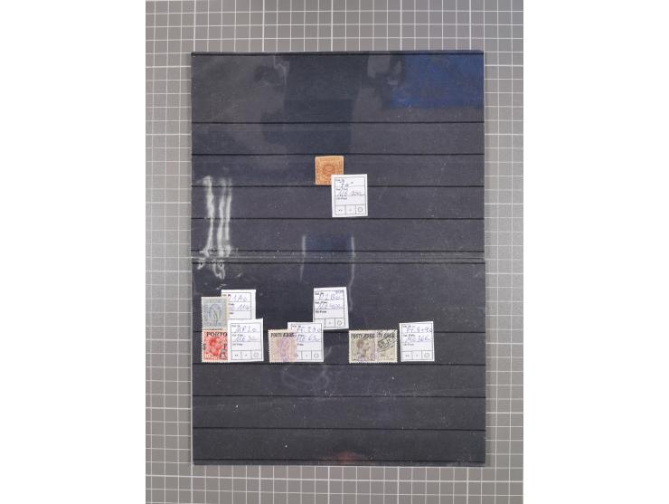 1880/1980, unused/mint never hinged dealer stock on cards, including a lot of material with better issues from Denmark, Italy