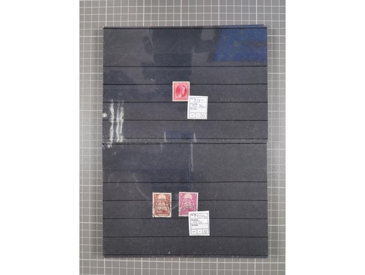 1880/1980, unused/mint never hinged dealer stock on cards, including a lot of material with better issues from Denmark, Italy