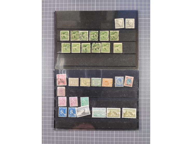 1880/1980, unused/mint never hinged dealer stock on cards, including a lot of material with better issues from Denmark, Italy