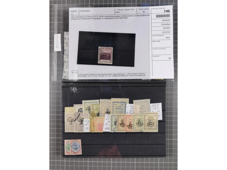 1880/1980, unused/mint never hinged dealer stock on cards, including a lot of material with better issues from Denmark, Italy