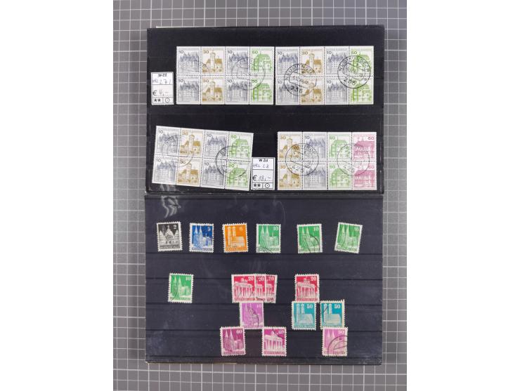 1880/1980, unused/mint never hinged dealer stock on cards, including a lot of material with better issues from Denmark, Italy