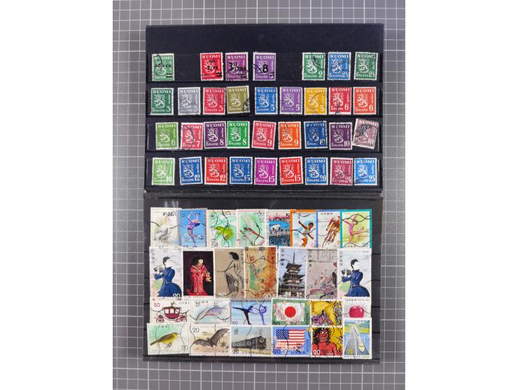 1880/1980, unused/mint never hinged dealer stock on cards, including a lot of material with better issues from Denmark, Italy