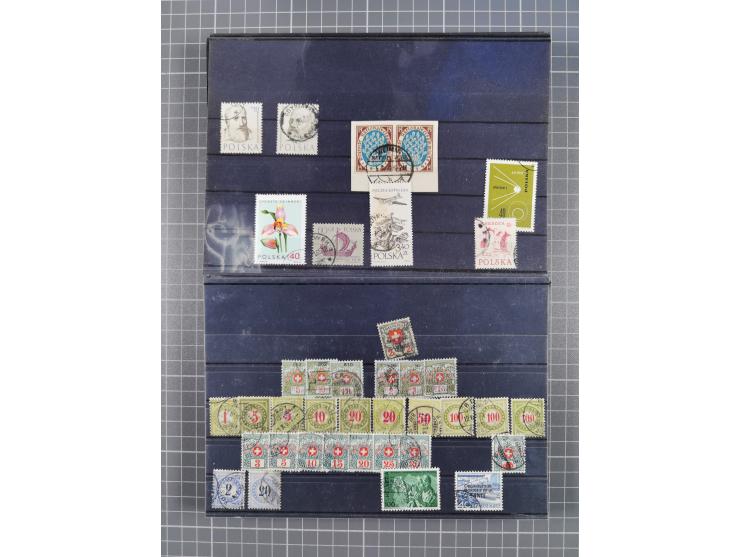 1880/1980, unused/mint never hinged dealer stock on cards, including a lot of material with better issues from Denmark, Italy