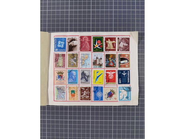 1880/1980, unused/mint never hinged dealer stock on cards, including a lot of material with better issues from Denmark, Italy