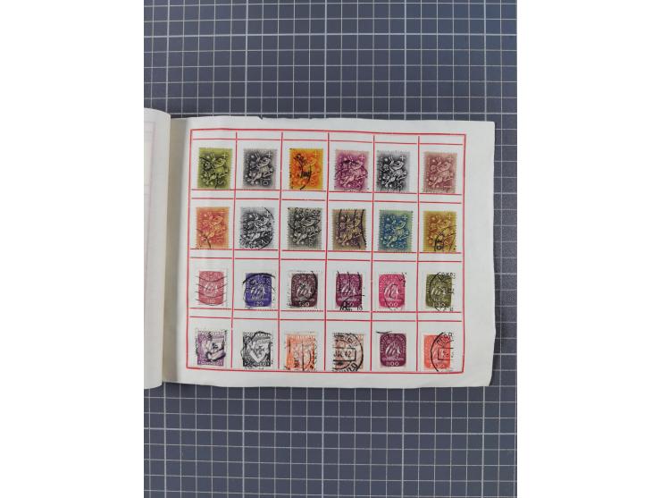 1880/1980, unused/mint never hinged dealer stock on cards, including a lot of material with better issues from Denmark, Italy