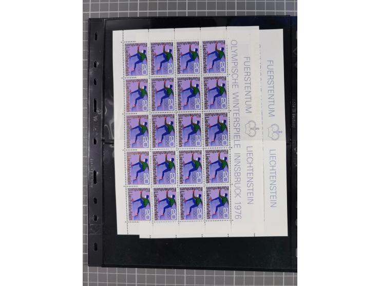 1880/1980, unused/mint never hinged dealer stock on cards, including a lot of material with better issues from Denmark, Italy