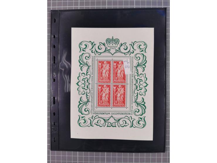 1880/1980, unused/mint never hinged dealer stock on cards, including a lot of material with better issues from Denmark, Italy