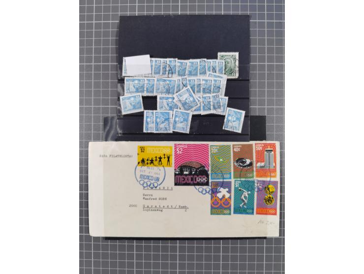 1880/1980, unused/mint never hinged dealer stock on cards, including a lot of material with better issues from Denmark, Italy