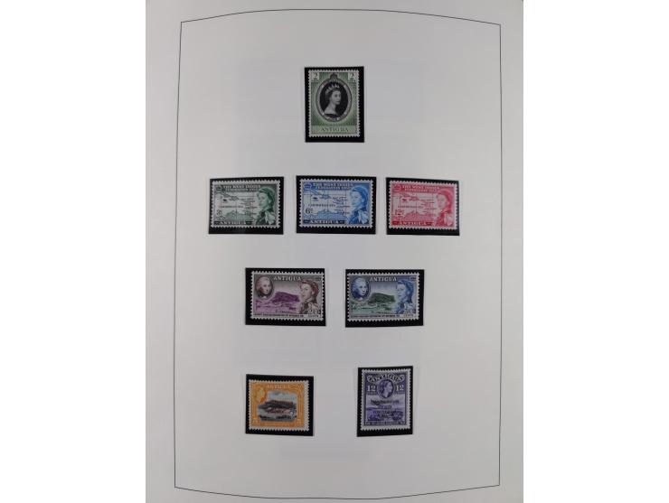 1953/77, mint never hinged collection incl. Mi.-Nr. 101-115, in album