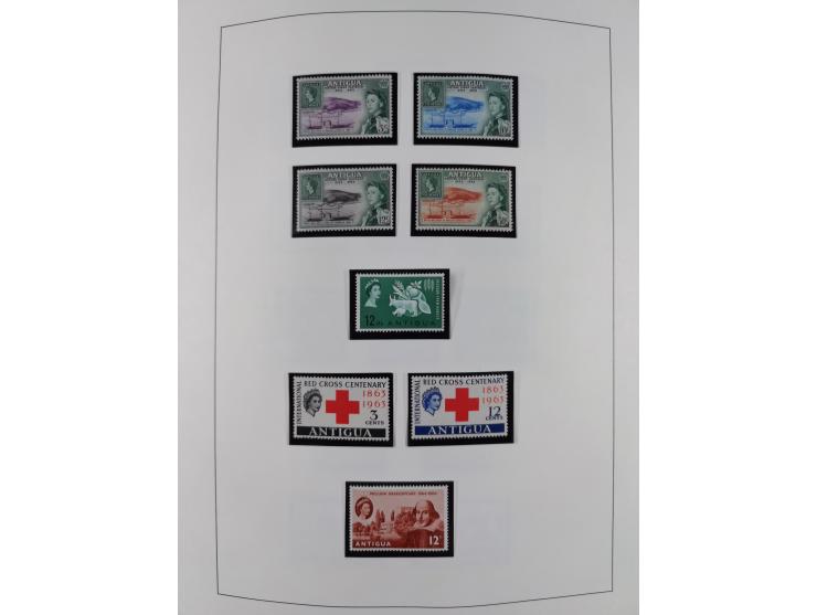 1953/77, mint never hinged collection incl. Mi.-Nr. 101-115, in album