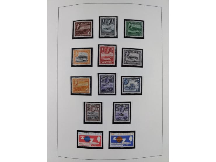 1953/77, mint never hinged collection incl. Mi.-Nr. 101-115, in album