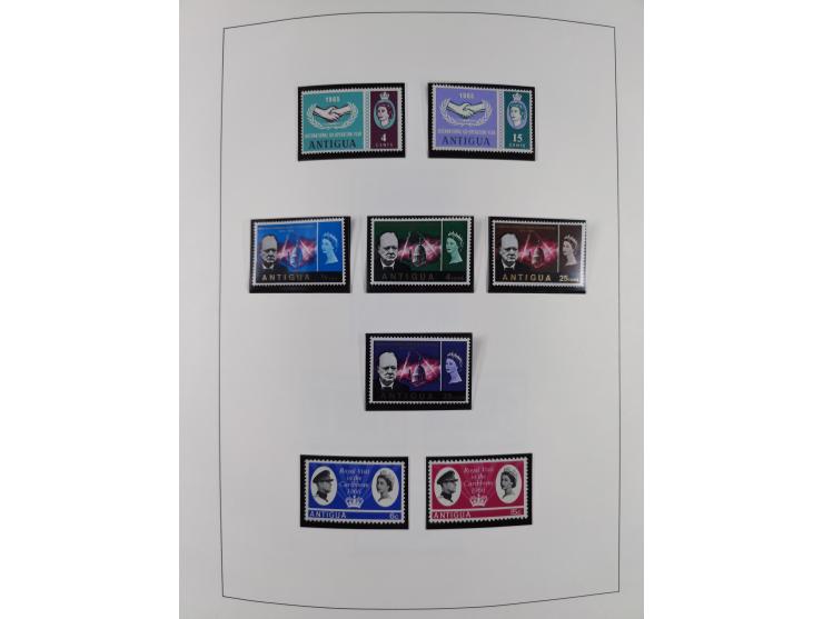 1953/77, mint never hinged collection incl. Mi.-Nr. 101-115, in album