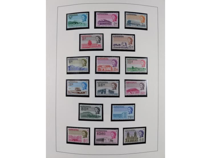 1953/77, mint never hinged collection incl. Mi.-Nr. 101-115, in album