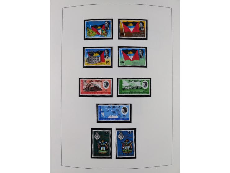 1953/77, mint never hinged collection incl. Mi.-Nr. 101-115, in album