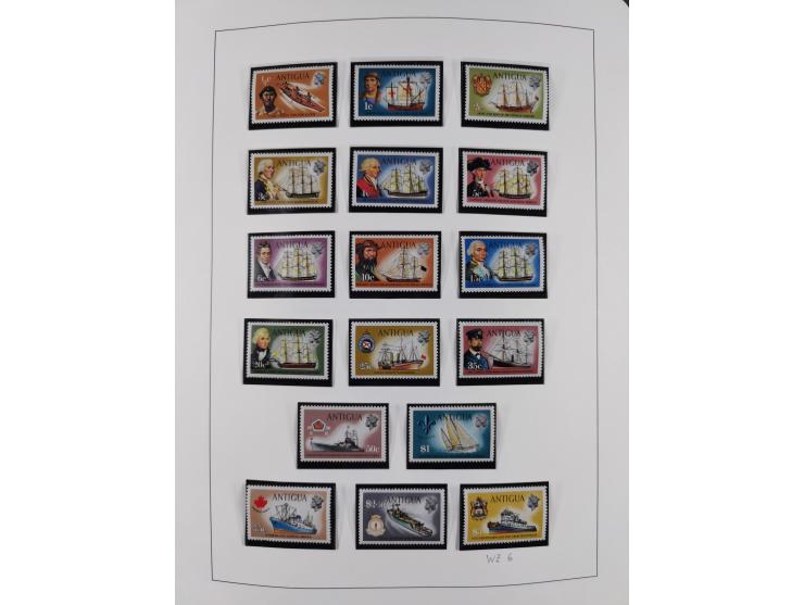 1953/77, mint never hinged collection incl. Mi.-Nr. 101-115, in album